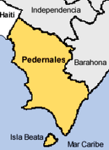 Mapa de la Provincia Pedernales