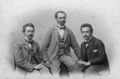 Conrad Habicht, Maurice Solovine y Einstein.jpg