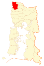 Mapa de la Comuna San Juan de la Costa