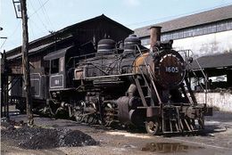 Locomotora de vapor # 1605