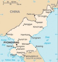 Ubicación de Pyongyang