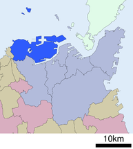 Mapa de Wakamatsu