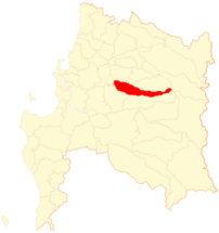 Mapa de la  Comuna  de Pemuco
