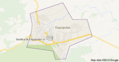 Ubicación del municipio Esquipulas