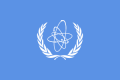 Bandera de Organismo Internacional de Energía AtómicaOIEA 
