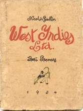 Portada de 1934 del poemario West Indies, Ltd..