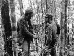 El Che y Fidel en la Sierra Maestra