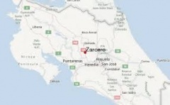 Ubicación en el mapa de Zarcero