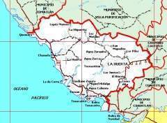 Mapa de La Huerta