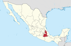 Ubicación de Ciudad de Puebla