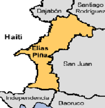 Mapa de la provincia Elías Piña