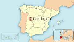 Ubicación de Candelario en España
