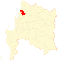 Mapa de la  Comuna  de Coelemu