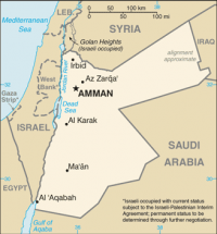 Localización de Ammán