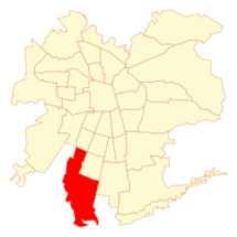 Mapa de la Comuna San Bernardo