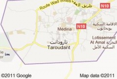 Mapa de La Ciudad de Taroudant