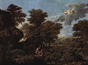Adan y Eva, Nicolas Poussin