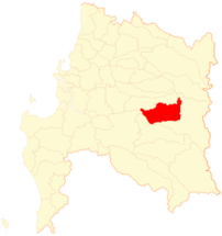 Mapa de la  Comuna  de Tucapel