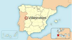 Ubicación de Villasrubias en España