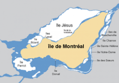 Ubicación de Isla de Montreal