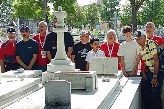 Archivo:Capablanca in Memoriam 2026 Homenaje a Capablanca en cementerio .jpg