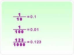 Resultado de imagen de fraccion decimal