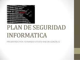 Plan de Seguridad Informática - EcuRed