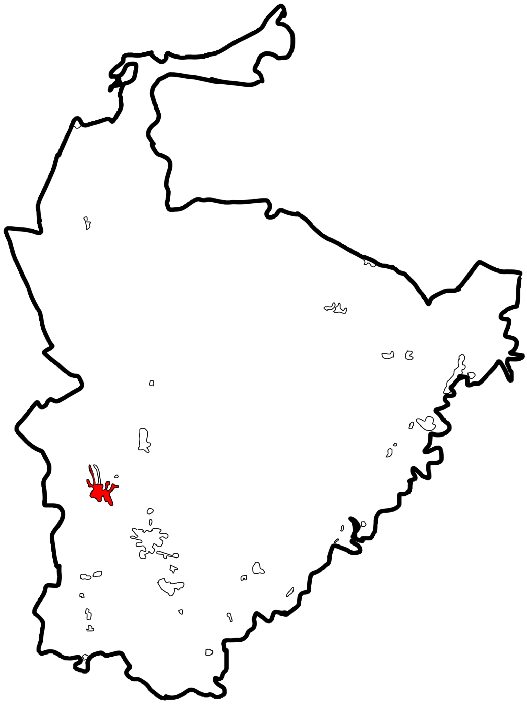 Ubicación de Calabazar de Sagua(Encrucijada)