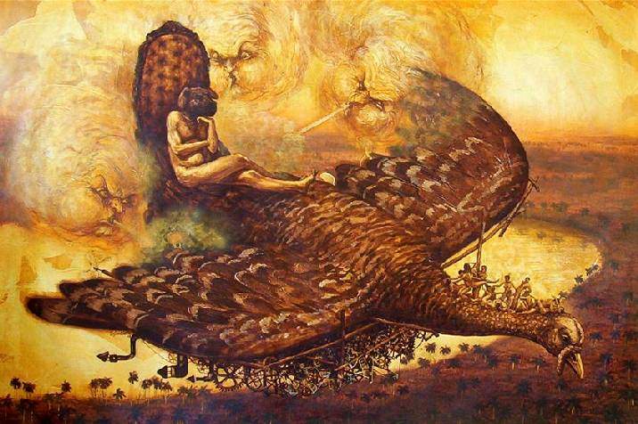 Archivo:El vuelo del guanajo I.jpg