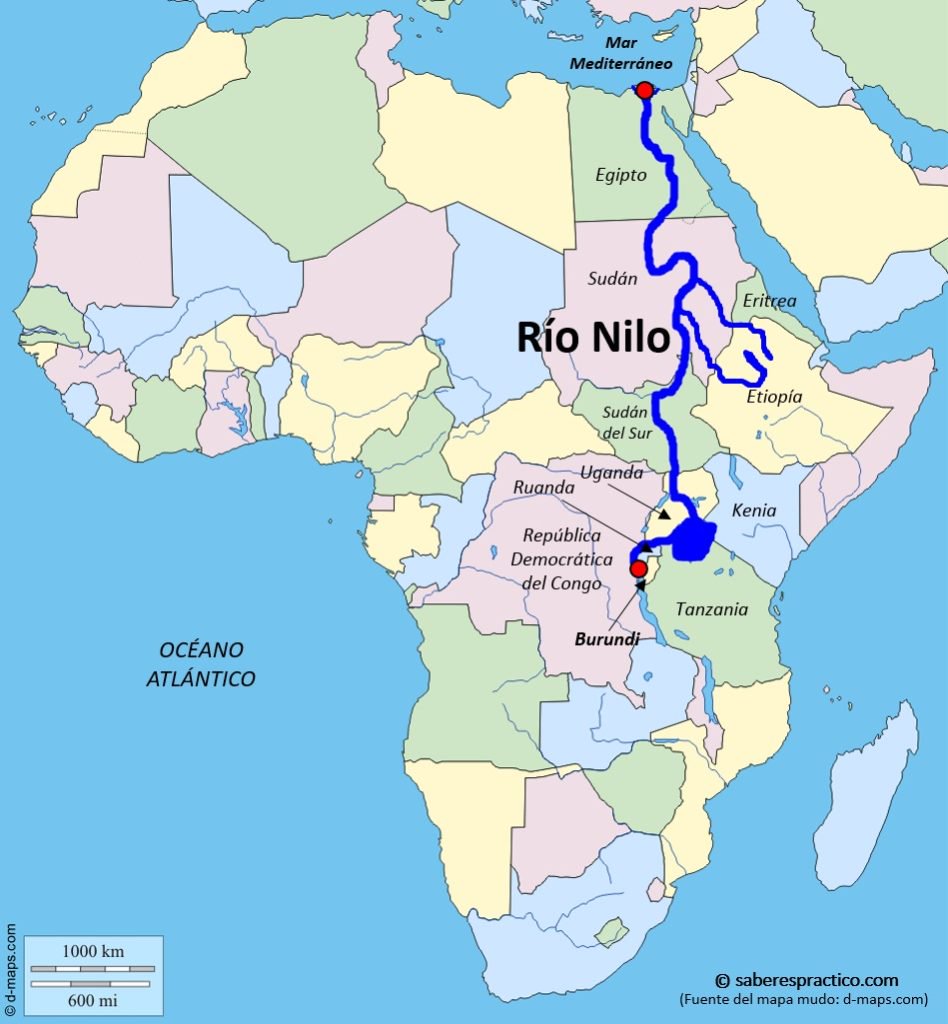 Resultado de imagen para río nilo de egipto