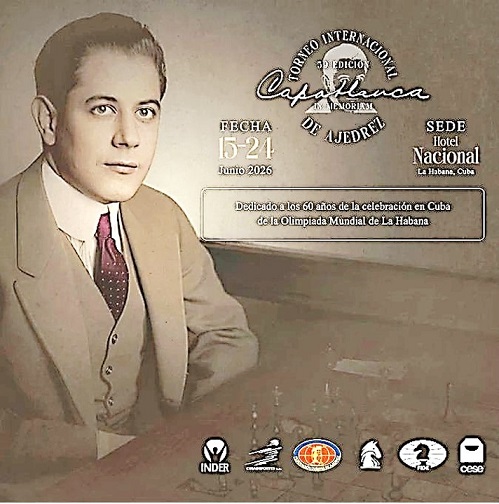 Archivo:Capablanca in Memoriam 2026 Legado de Capablanca.jpg