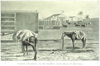 Archivo:Estación de ferrocarril de Jaruco en 1899.jpg