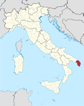 Mapa Lecce