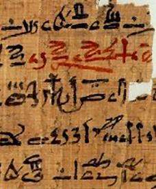 Resultado de imagen de escritura egipcia demotica