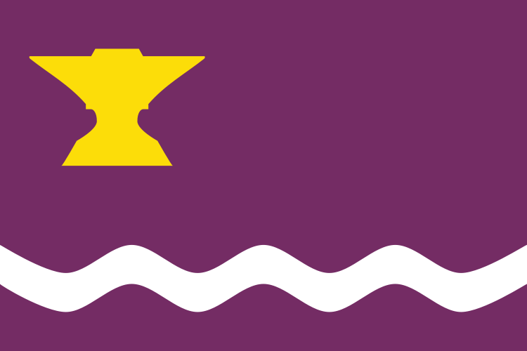Archivo:Bandera de Sant Adrià de Besòs.png
