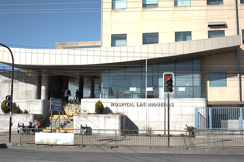 Archivo:Fachada Hospital Las Higueras.jpg