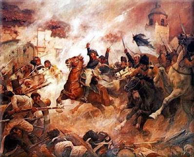 Archivo:Bernardo O'Higgins yendo a la carga con su ejército.jpg