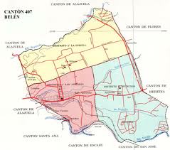 Ubicación en el mapa de Belén