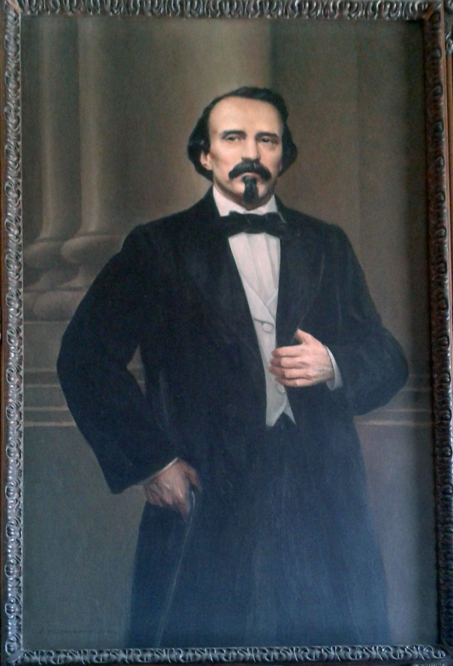 Retrato de Carlos Manuel de Céspedes en el Museo de la Revolución, La Habana, Cuba.