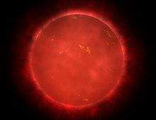 Resultado de imagen de estrella enana roja
