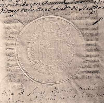 Archivo:Sello de la Audiencia real.jpg