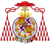 Escudo de Luis María de Borbón y Vallabriga