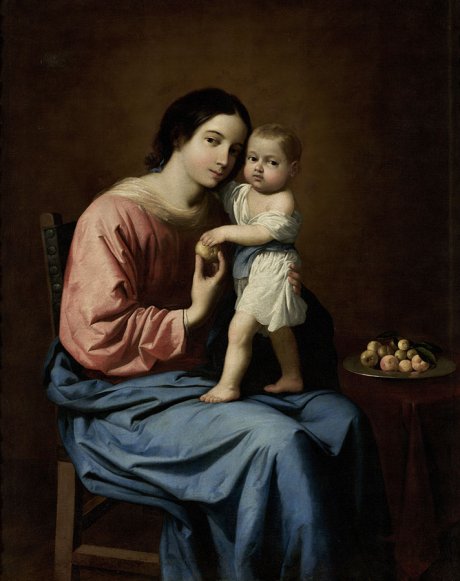 Archivo:La virgen y el nino de la manzana.jpg