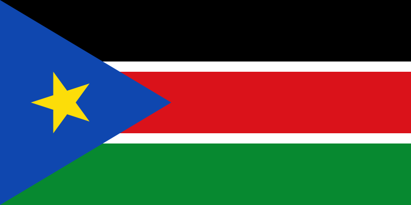 pedir disculpas reporte patrón Bandera de Sudán del Sur - EcuRed