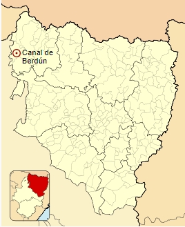 Ubicación de Canal de Berdún en la provincia de Huesca.jpg