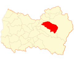 Mapa de la  Comuna  de Requínoa