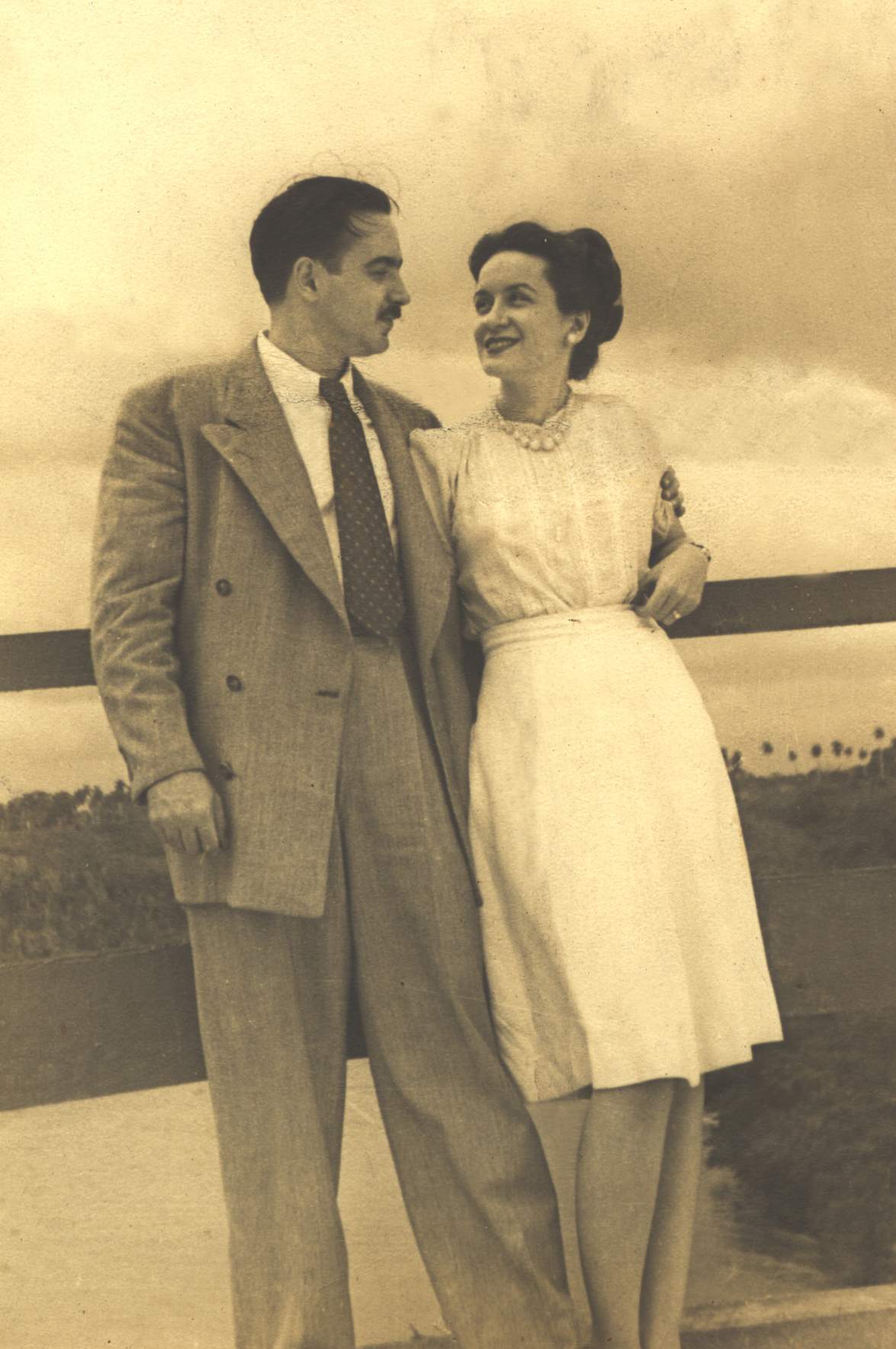 Eliseo Diego junto a su esposa Bella García-Marruz