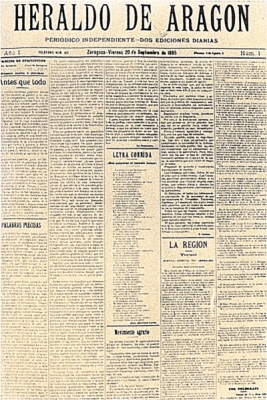 Primer número de Heraldo de Aragón.jpg