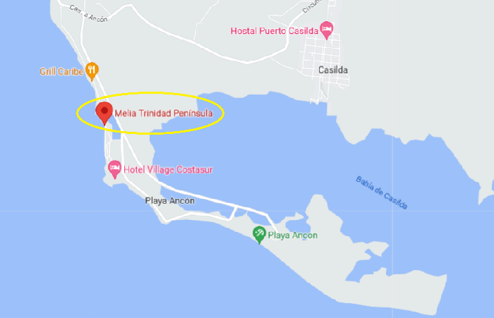 Archivo:Hotel Melia Península (ubicación).png