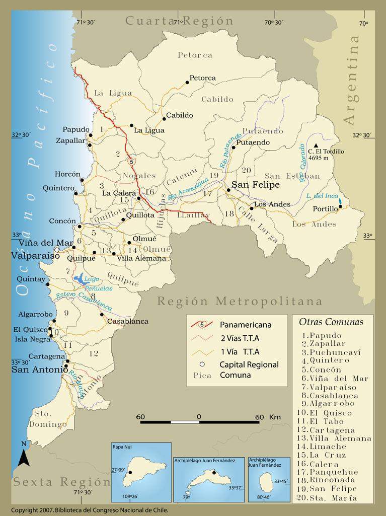 Región de Valparaíso (Chile) EcuRed